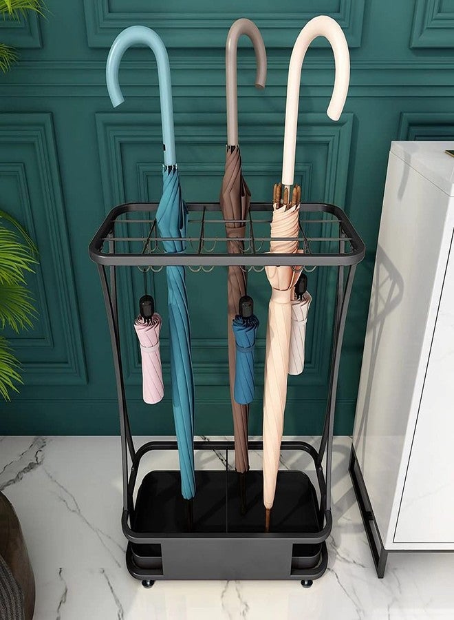 GeLive Umbrella Holder Entryway Umbrella Display Stand Rack Umbrella Container Cane Rack Walking Stick Stand Golf Club Organizer Metal Home Office Patio Decor Indoor Outdoor Stored 31 Umbrellas - Image 4